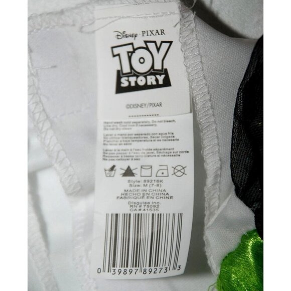 Disney's Toy Story Girls Buzz Tutu Lightyear Halloween Costume Size M 7-8 - Picture 11 of 12